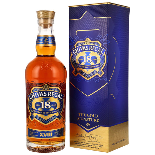 CHIVAS REGAL - 18 Jahre Gold Signature - 40% Vol.