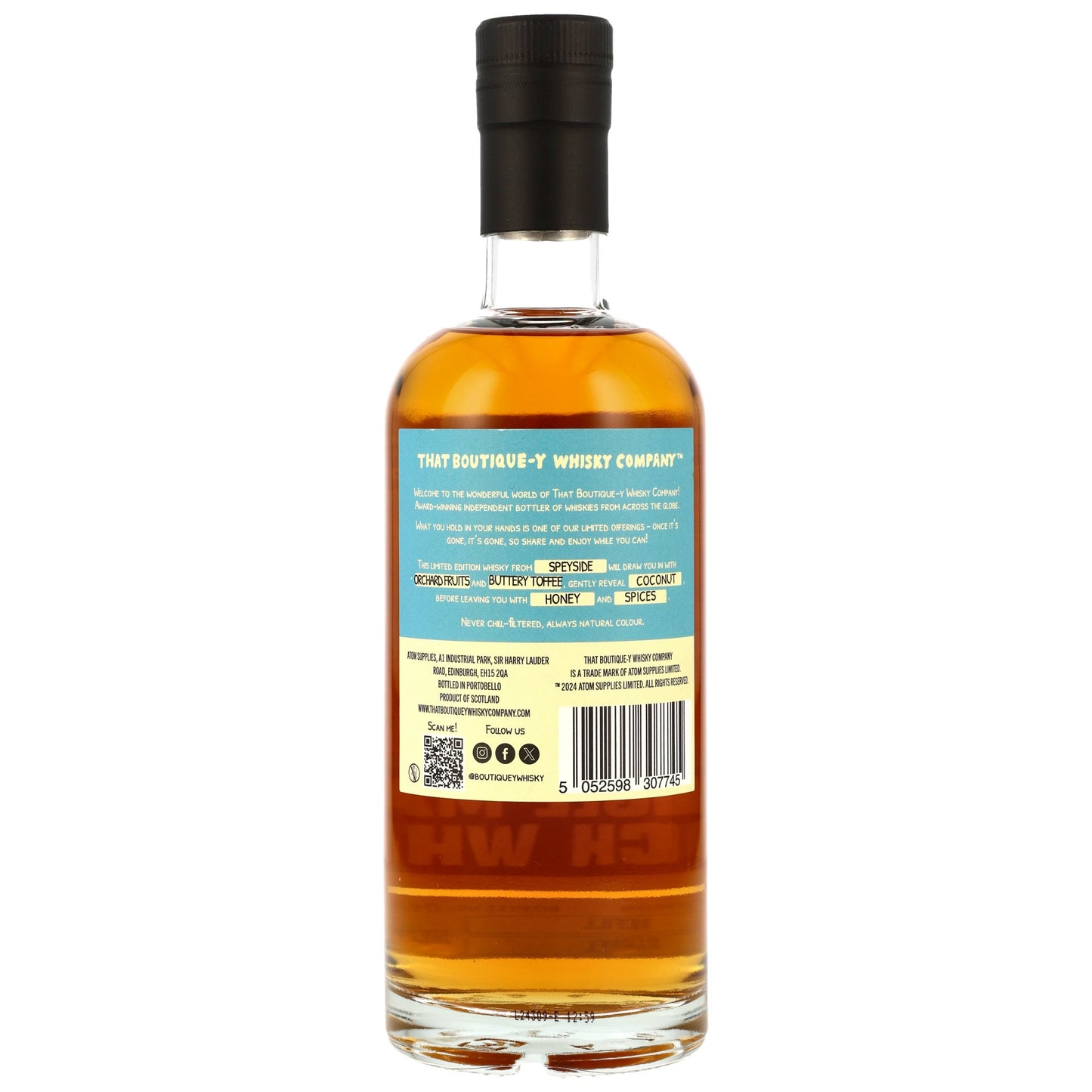 Speyside Single Malt Whisky - 26 Jahre (That Boutique-Y Whisky Company) - 45,8% Vol.
