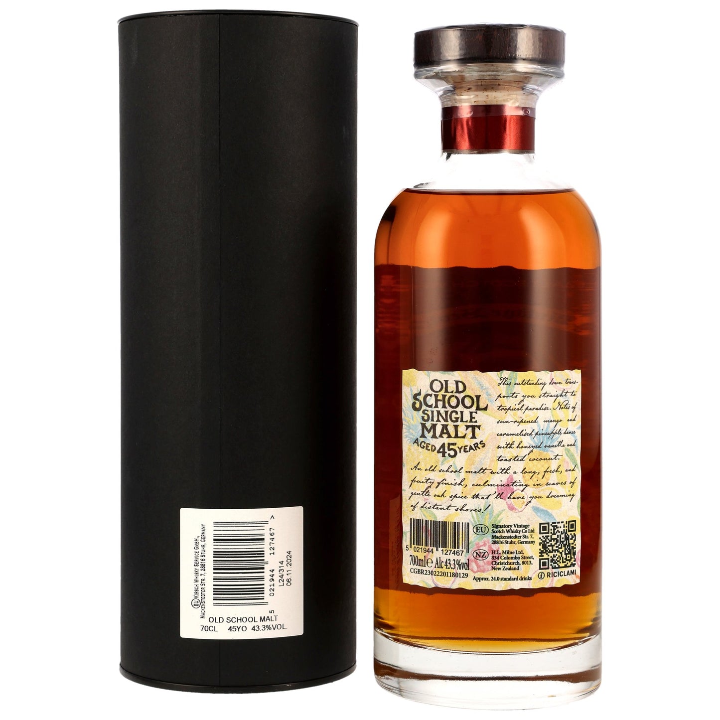 SIGNATORY VINTAGE - Old School Malt 45 Jahre - 43,3% Vol.