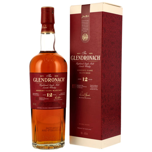 GLENDRONACH - 12 Jahre PX + Oloroso Sherry Casks - 43% Vol.
