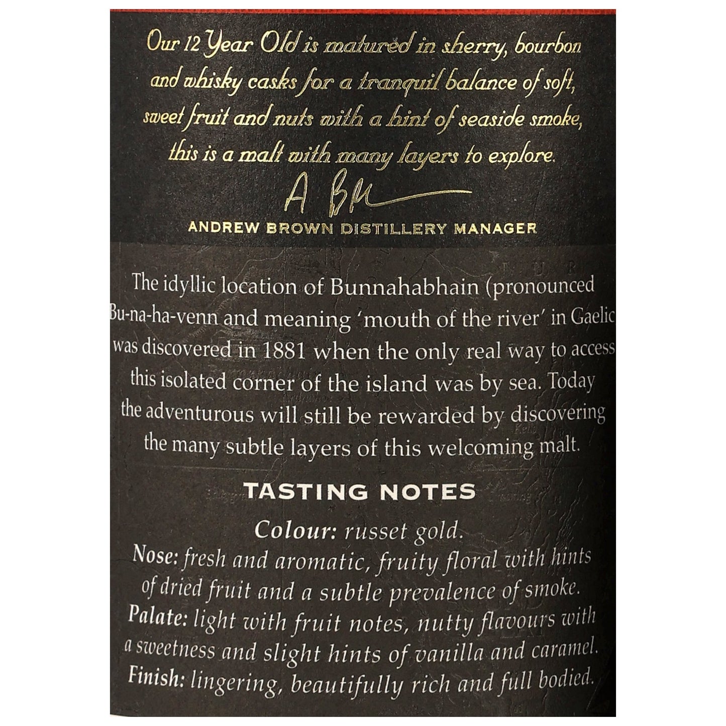 BUNNAHABHAIN - 12 Jahre 200ml - 46,3% Vol.