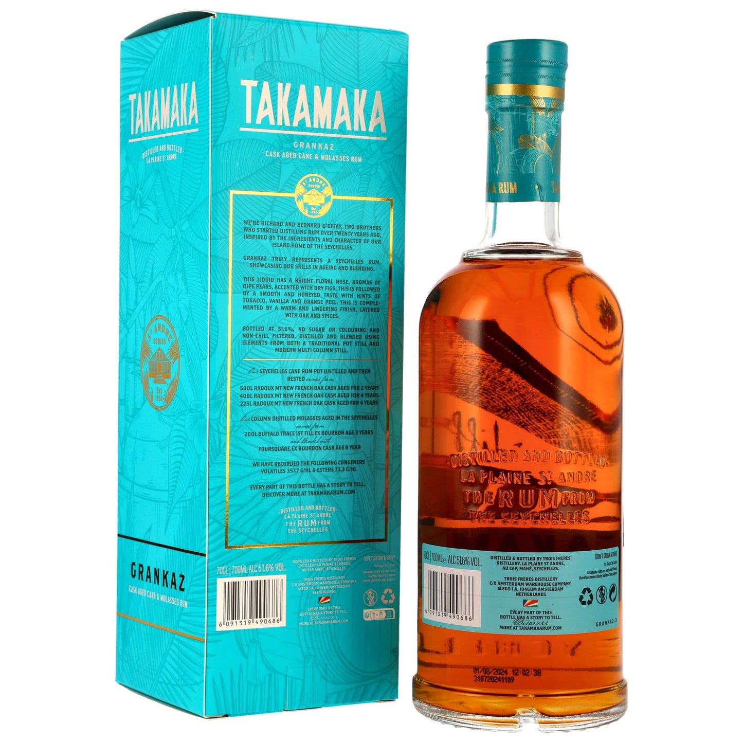 TAKAMAKA - Grankaz Rum Batch 3 - 51,6% Vol.