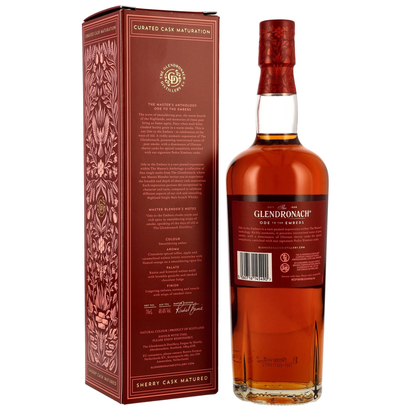GLENDRONACH - Ode to the Embers Sherry and Smoke - 48,4% Vol.