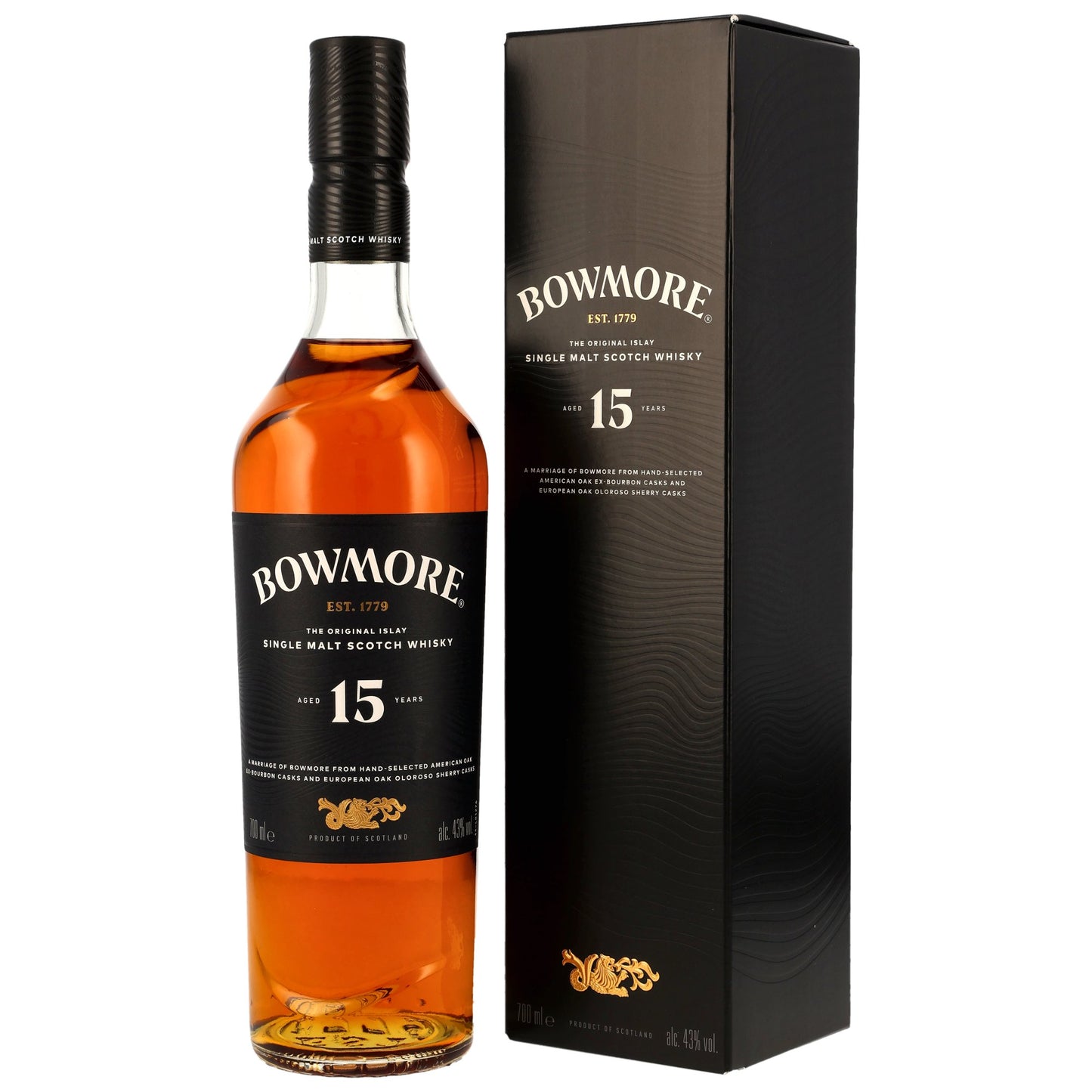 BOWMORE - 15 Jahre Design 2025 - 43%Vol.