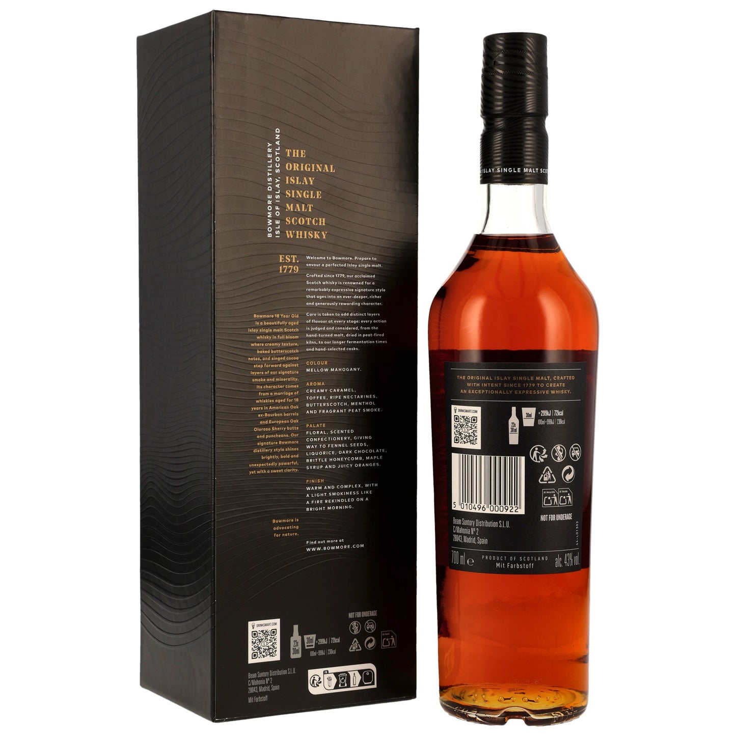 BOWMORE - 18 Jahre Design 2025 - 43% Vol.