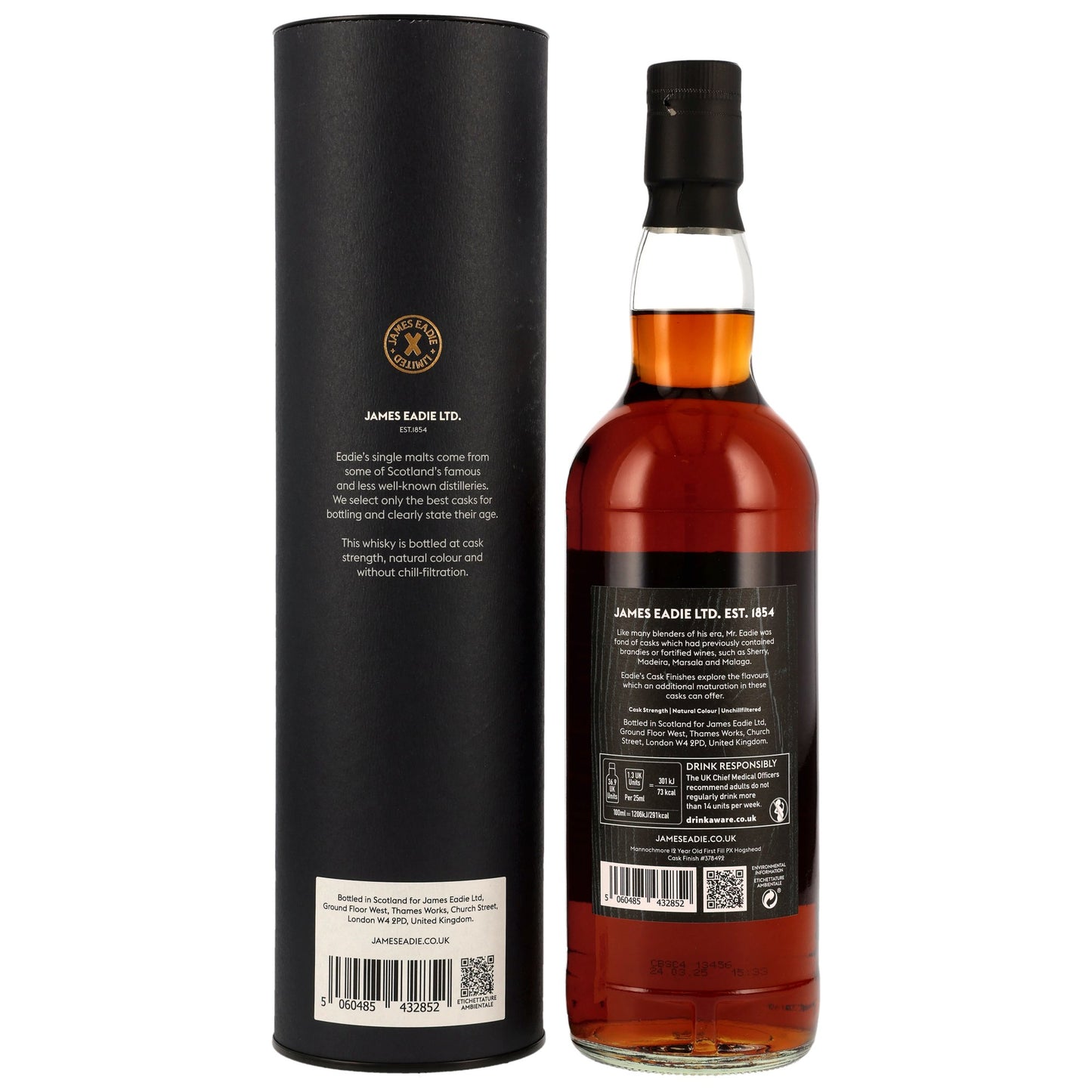 MANNOCHMORE - 2013/2025 12 Jahre PX Hogshead #378492 - 52,7% Vol.