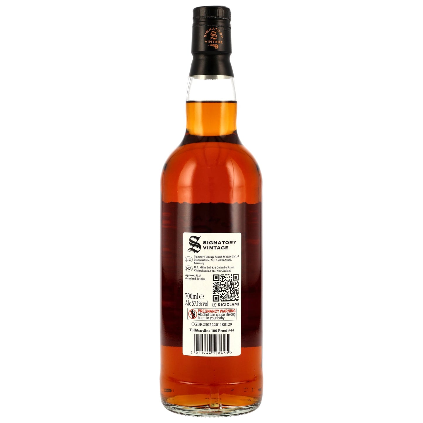 TULLIBARDINE - 2015/2025 9 Jahre Signatory 100 PROOF Edition #44 - 57,1% Vol.