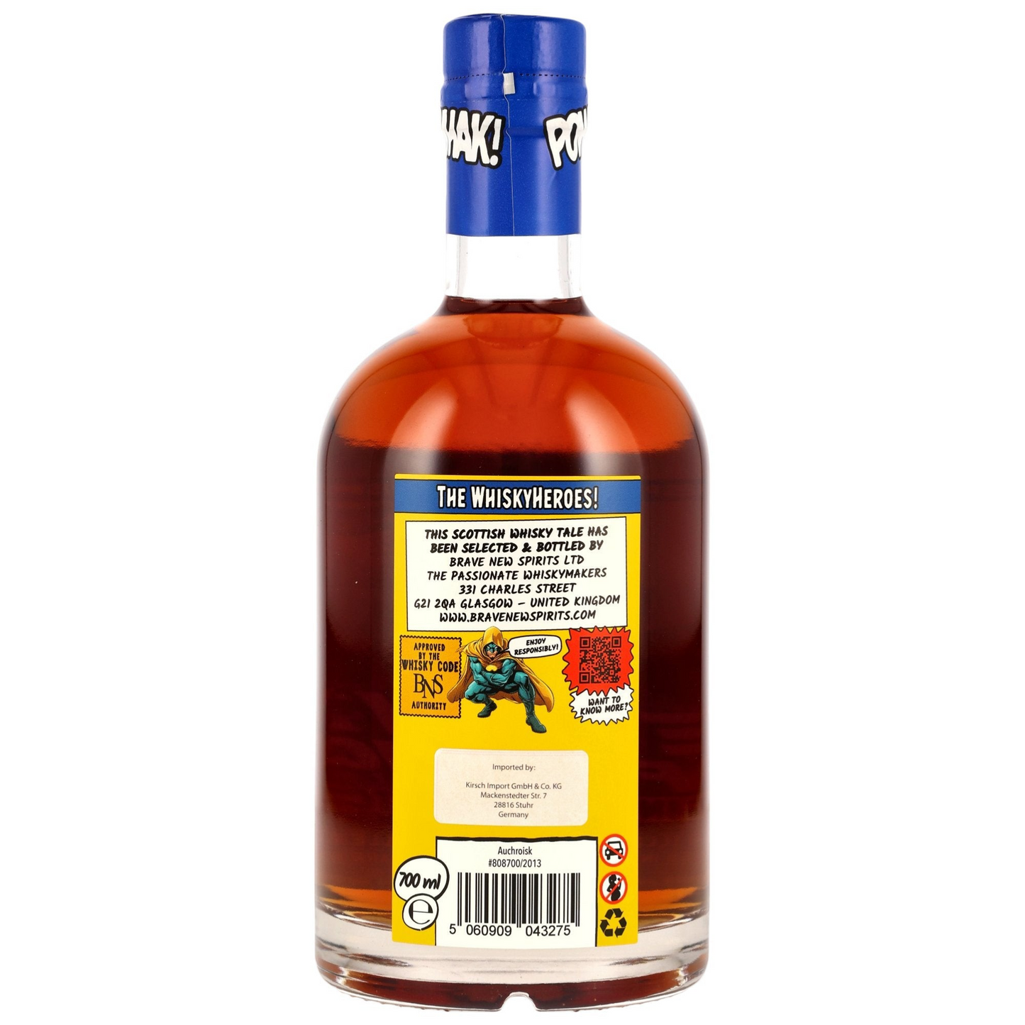 AUCHROISK - 12 Jahre Whiskyheroes: The Might of the Moor Brave New Spirits - 57,2% Vol.