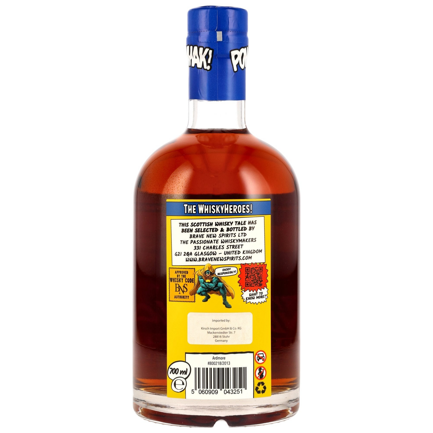 ARDMORE - 11 Jahre Whiskyheroes: Fury of the Obsidian Colossus Brave New Spirits - 55,9% Vol.