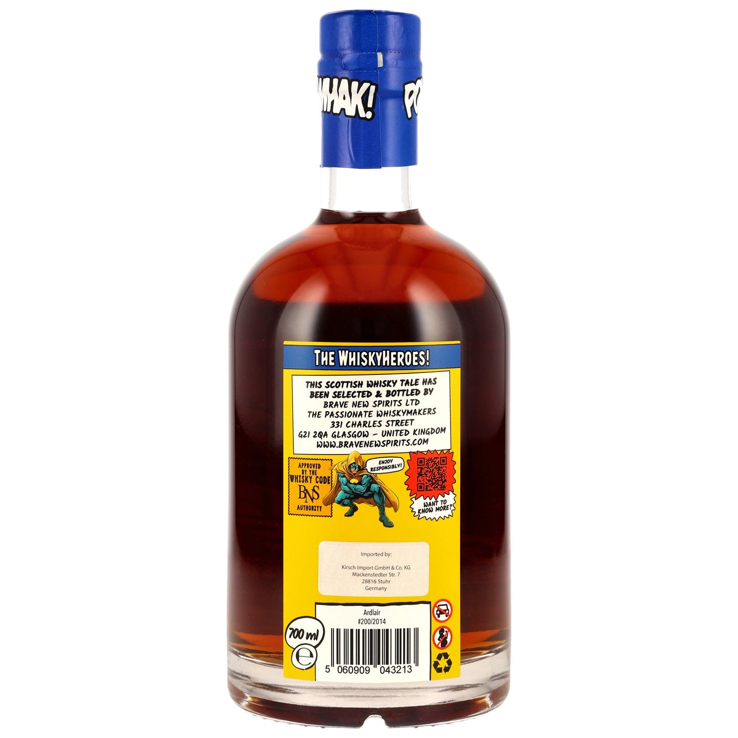 ARDLAIR - 10 Jahre Whiskyheroes: The Untamed Grace Brave New Spirits - 56,5% Vol.