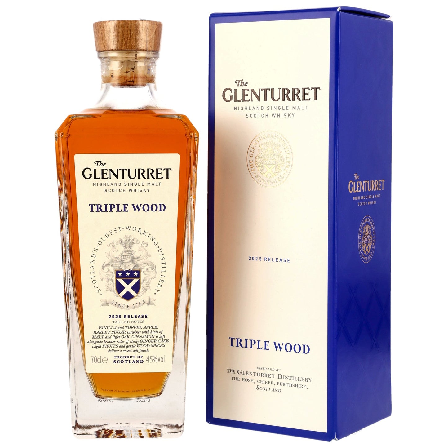 GLENTURRET - Triple Wood 2025 Release - 45% Vol.