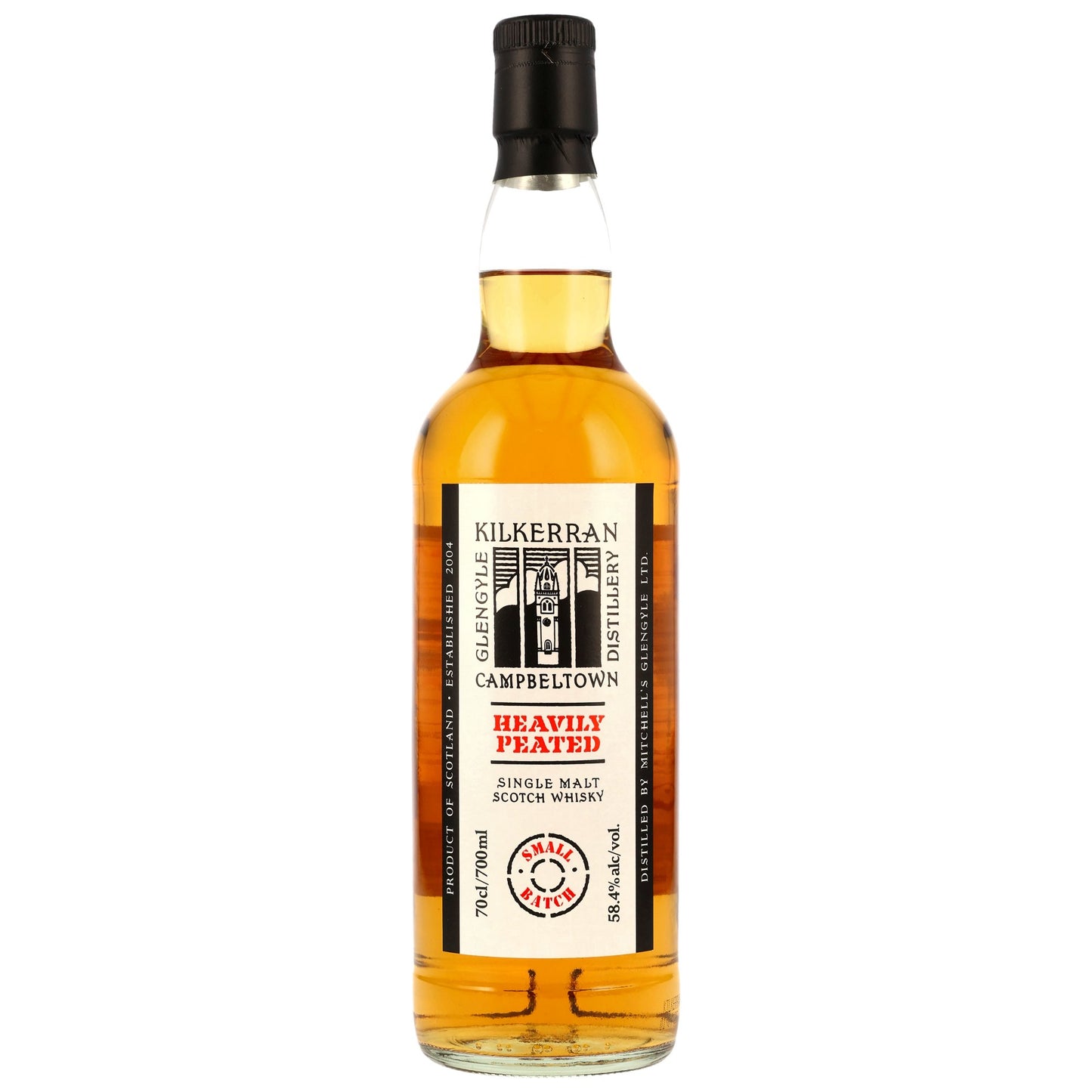 KILKERRAN - Heavily Peated Batch No. 12 - 58,4% Vol.