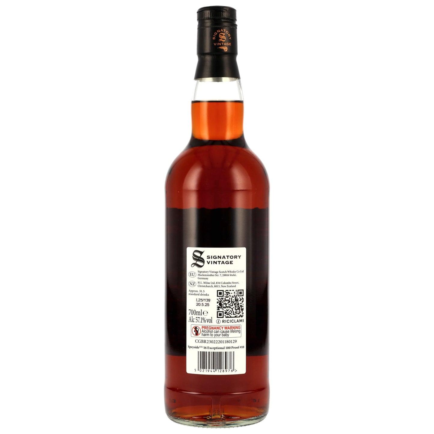 SPEYSIDE (GL) - 16 Jahre Signatory 100 PROOF Exceptional Cask Edition #10 - 57,1% Vol.