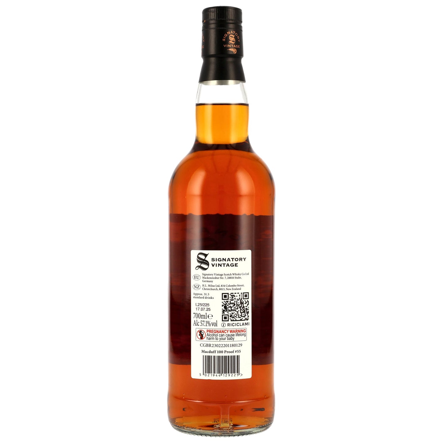 MACDUFF - 2011/2025 – Signatory Vintage 100 Proof Edition #55 57,1% Vol.