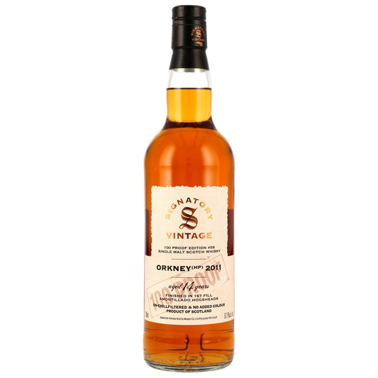 ORKNEY (HP) - 2011/2025 – Amontillado Finish – 100 Proof Edition #58 57,1% Vol.