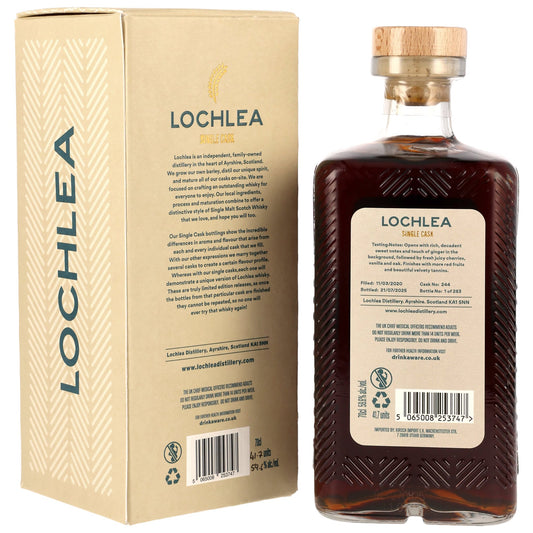 LOCHLEA - 5 Jahre Single Oloroso Sherry Cask #244 - The Awakening Series - 56,6% Vol.