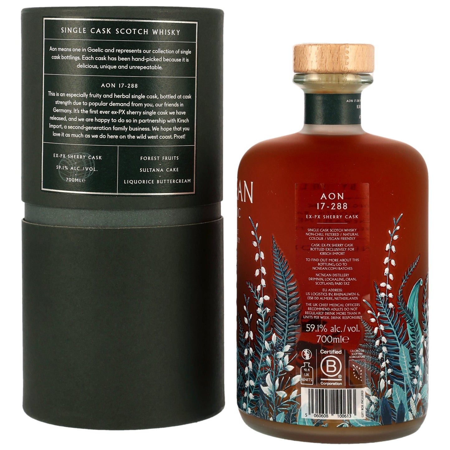 NC'NEAN - PX Sherry Single Cask #17-288 - 59,1% Vol.