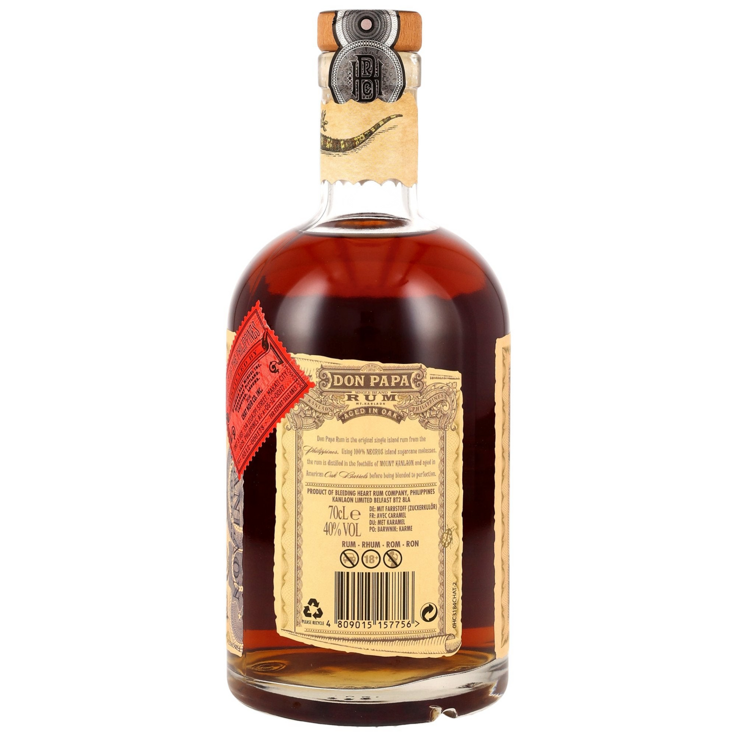 DON PAPA - Single Island Rum - 40% Vol.