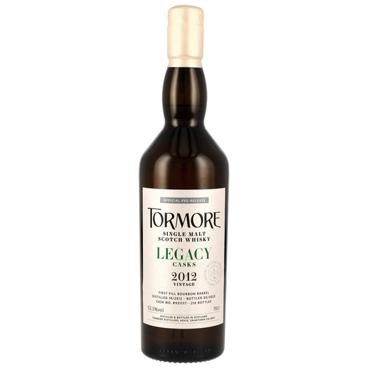 TORMORE - 12 Jahre 1st Fill Bourbon Barrel #921177 Legacy Casks - 52,5% Vol.