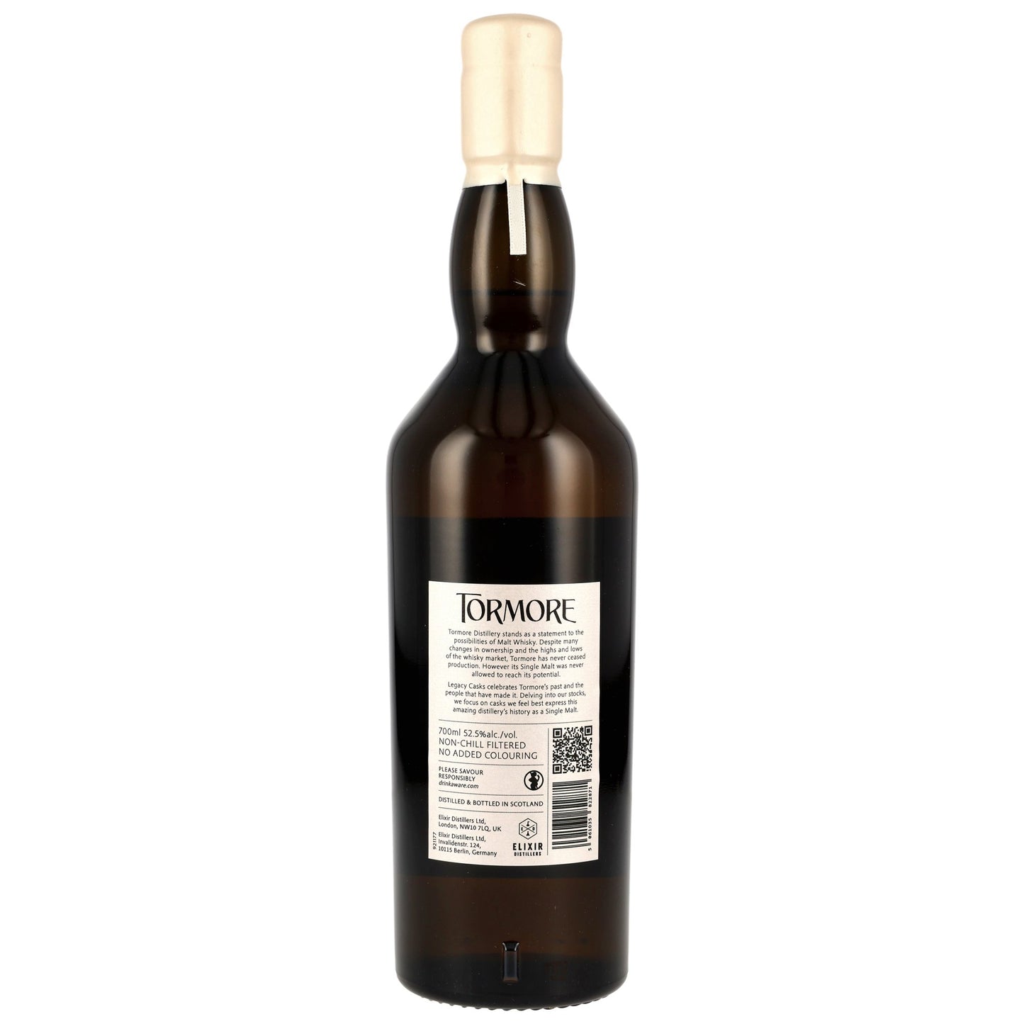 TORMORE - 12 Jahre 1st Fill Bourbon Barrel #921177 Legacy Casks - 52,5% Vol.