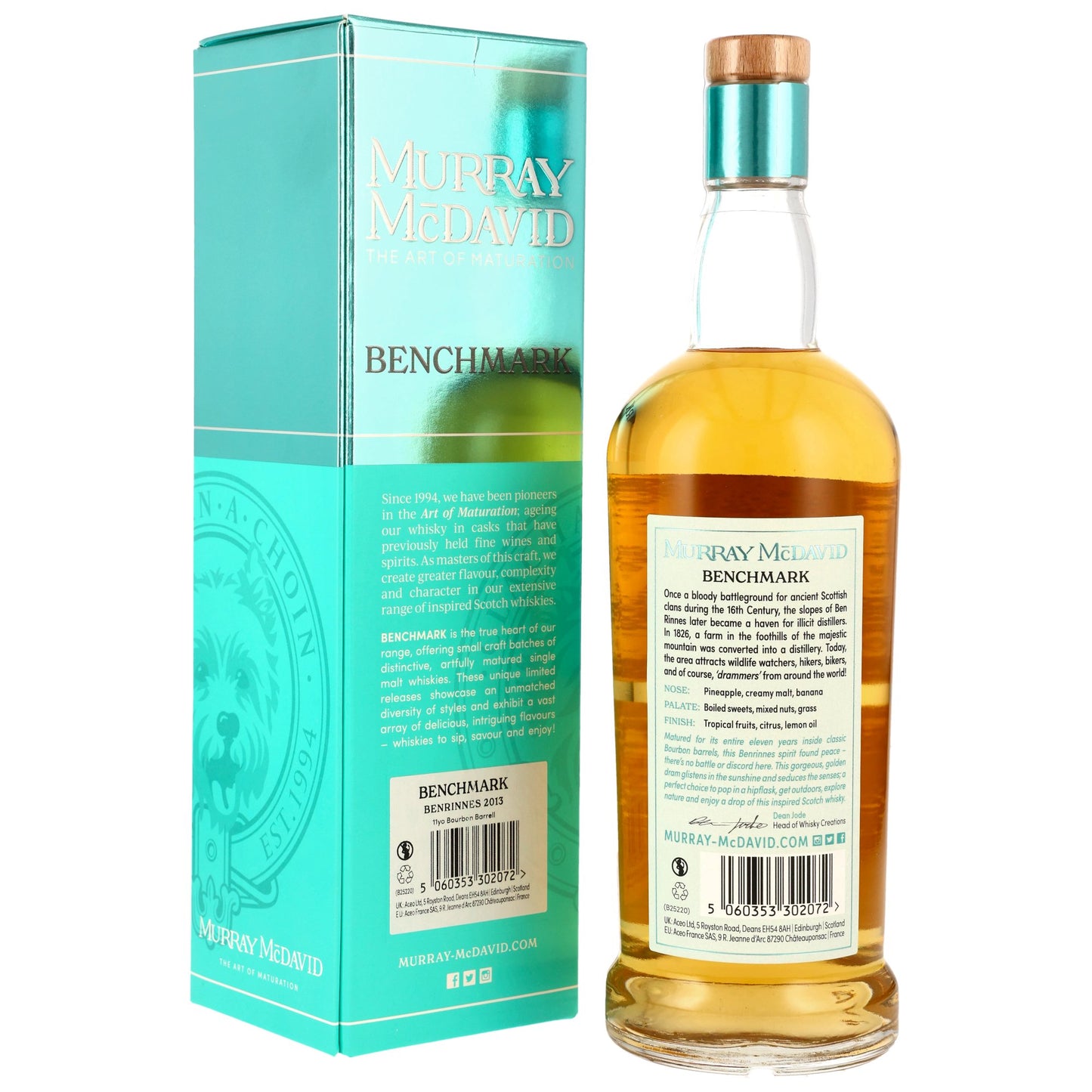 BENRINNES - 2013/2025 11 Jahre Bourbon Barrels - 55,8% Vol.