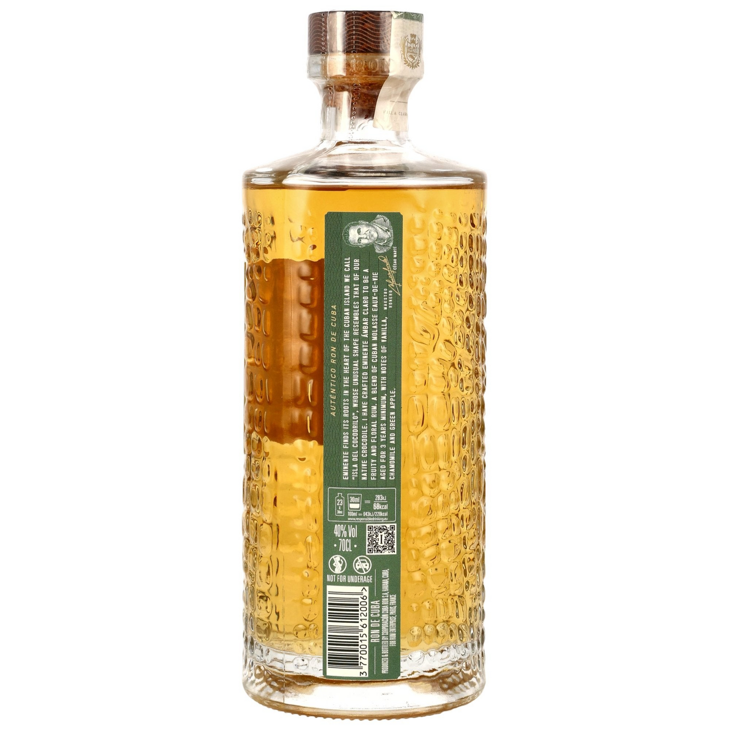 Eminente Rum Ambar Claro - 40% Vol.