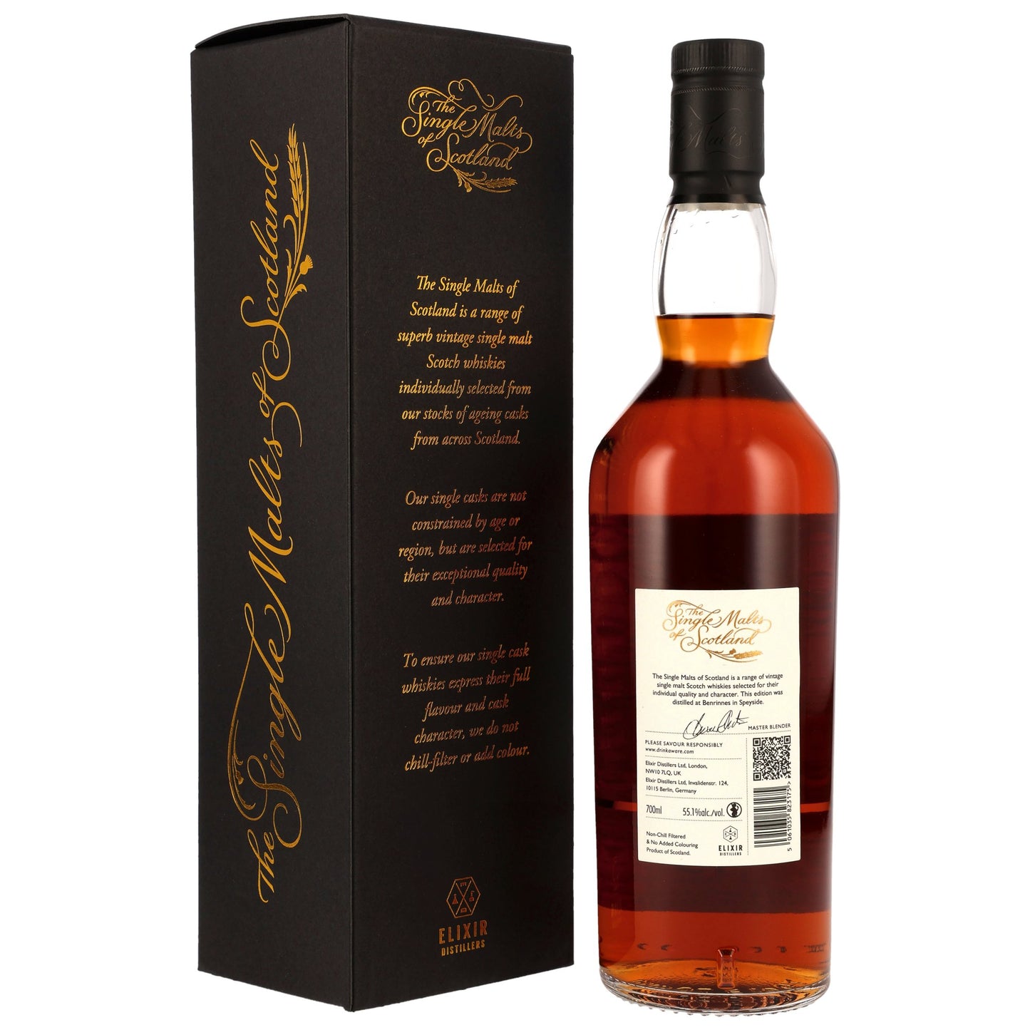 BENRINNES - 15 Jahre PX Sherry Cask #45231 (SMoS) - 55,1% Vol.