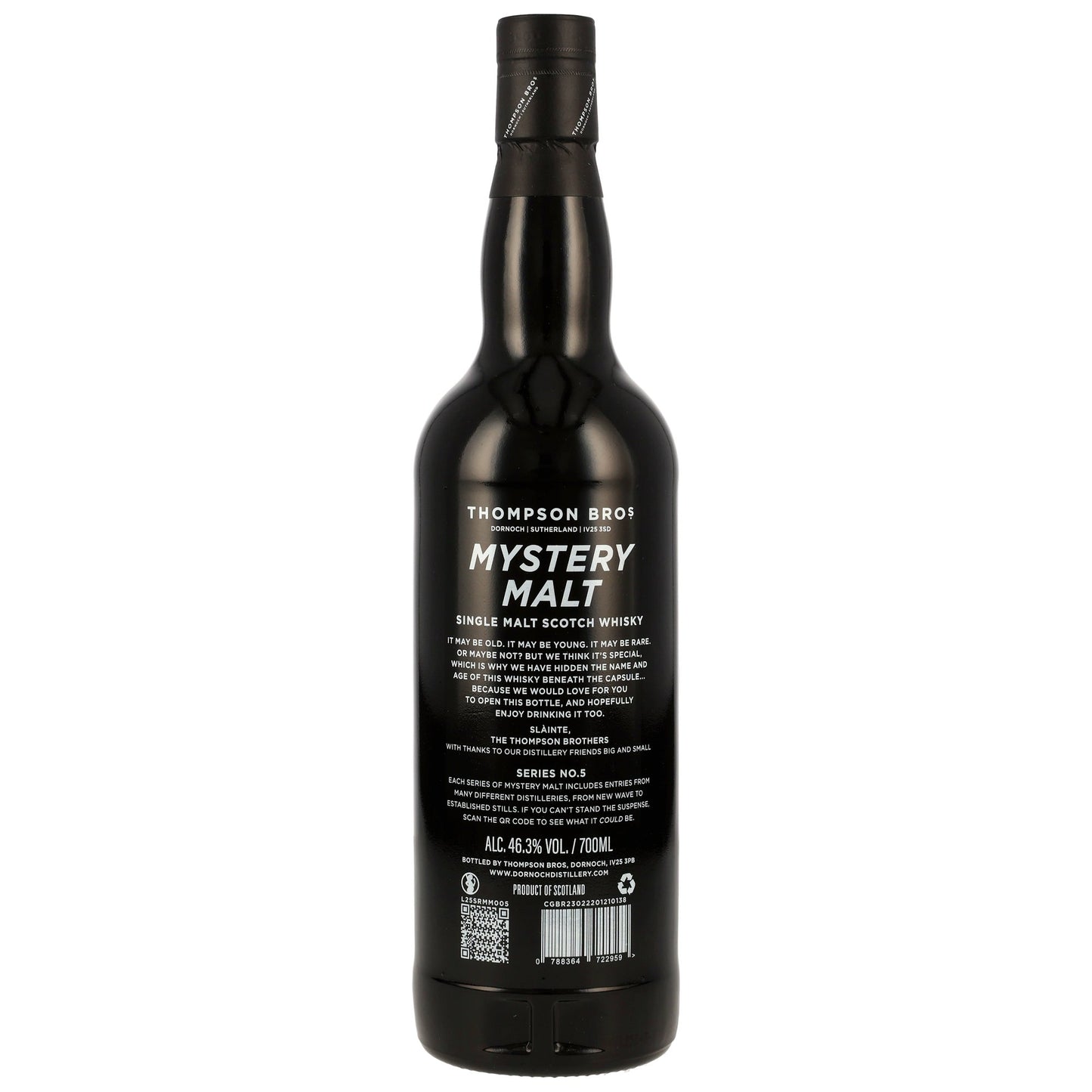 Mystery Malt Series #5 - Single Malt Scotch Whisky - 46,3% Vol.