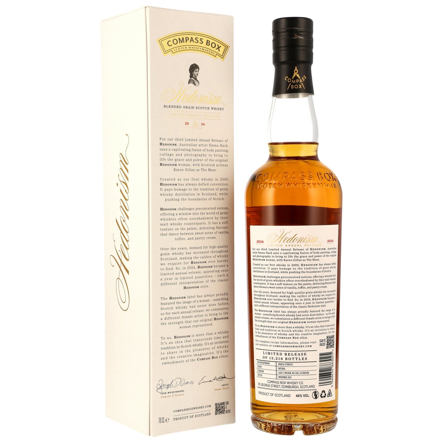 COMPASS BOX - Hedonism 2026 - 46% Vol.