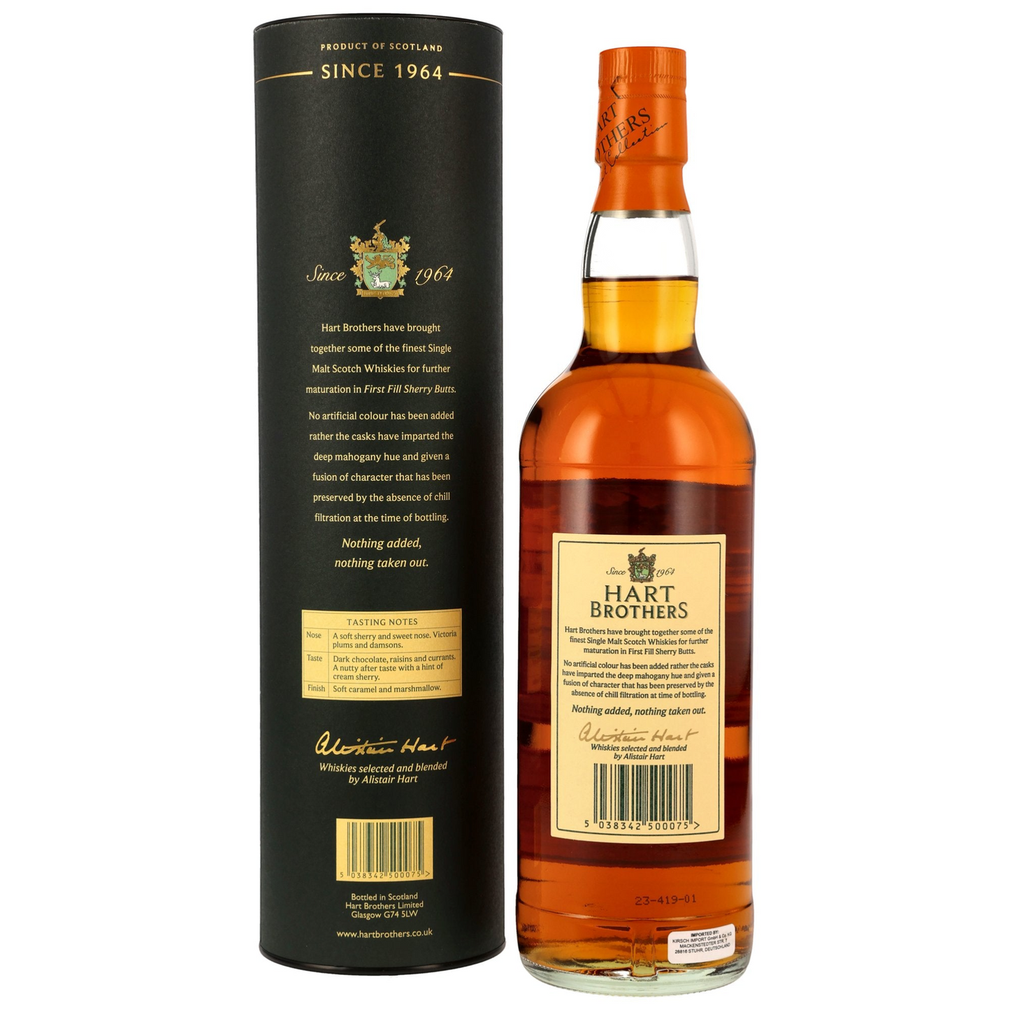 HART BROTHERS - Blended Malt 17 Jahre 1st Fill Oloroso Sherry Butts Finish - 50% Vol.