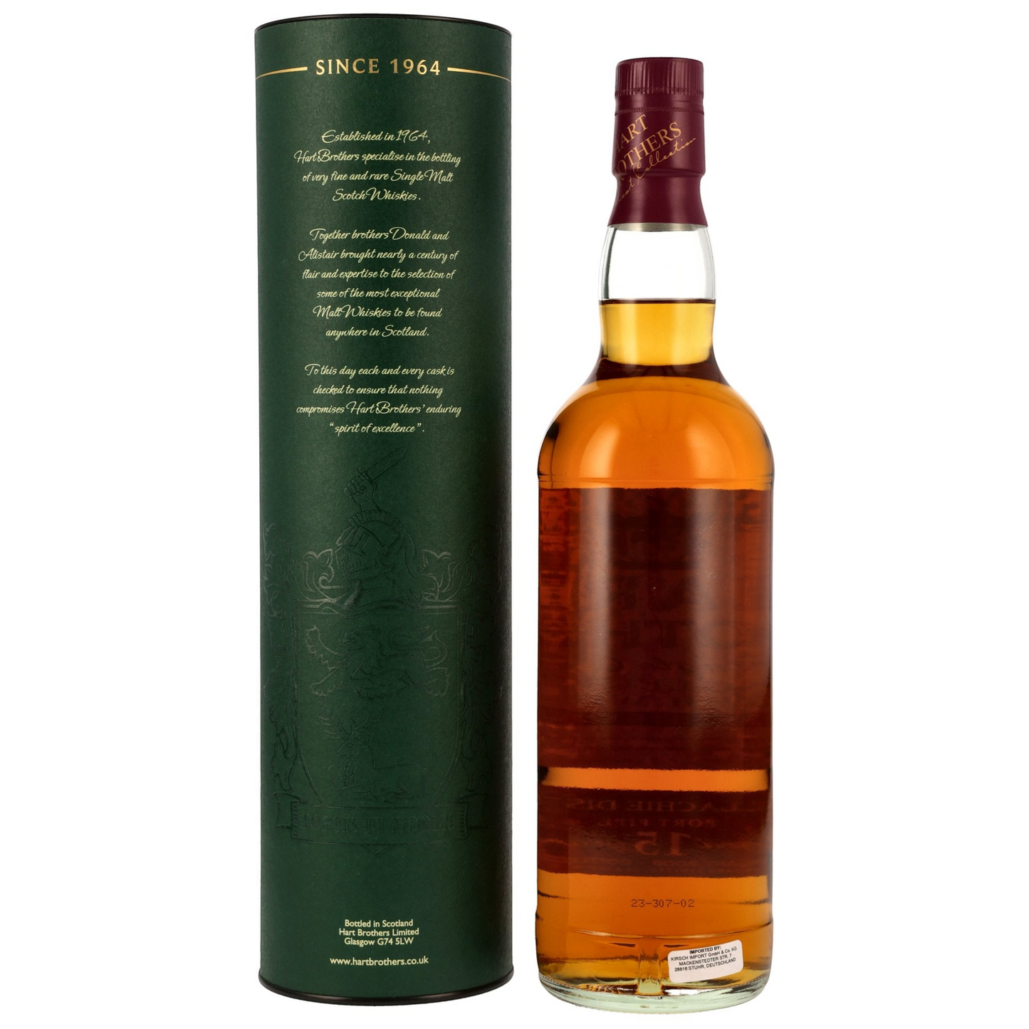 HART BROTHERS - Craigellachie 2008/2023 15 Jahre Port Pipe - 55,7% Vol.