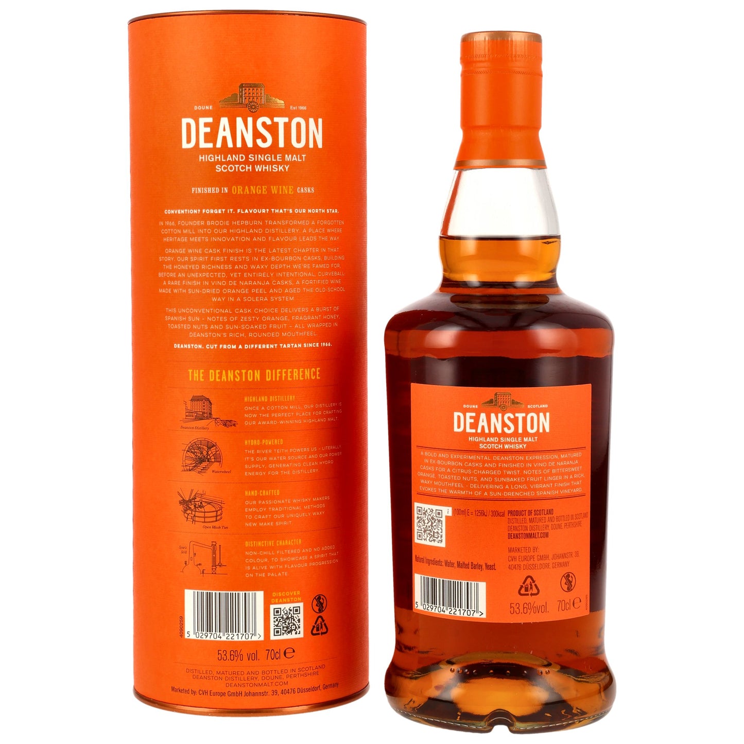 DEANSTON - 17 Jahre Orange Wine Casks Finish - 53,6% Vol.