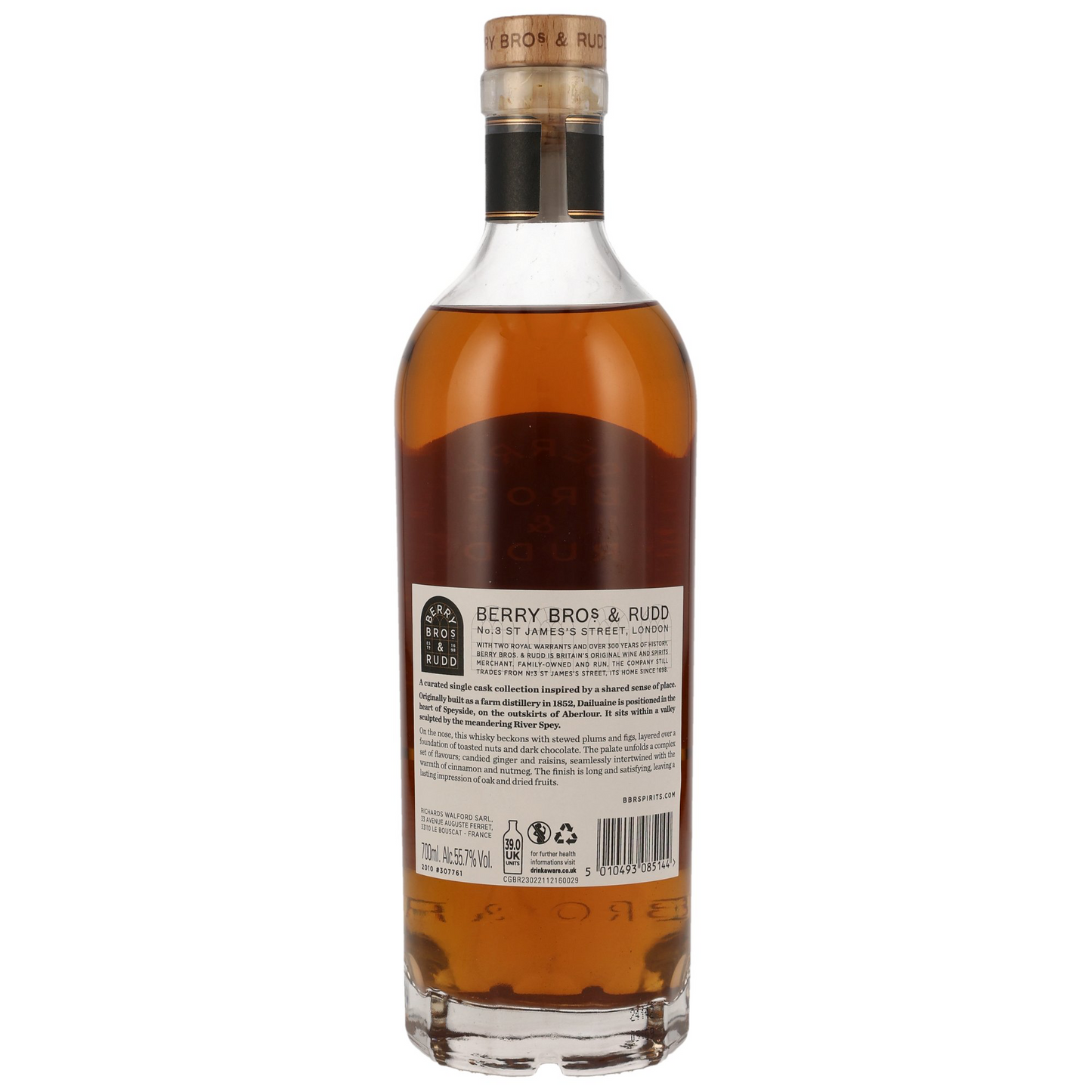 BERRY BROS. & RUDD - Dailuaine 2010/2024 14 Jahre Cask #307761 Glens & Valleys - 55,7% Vol.