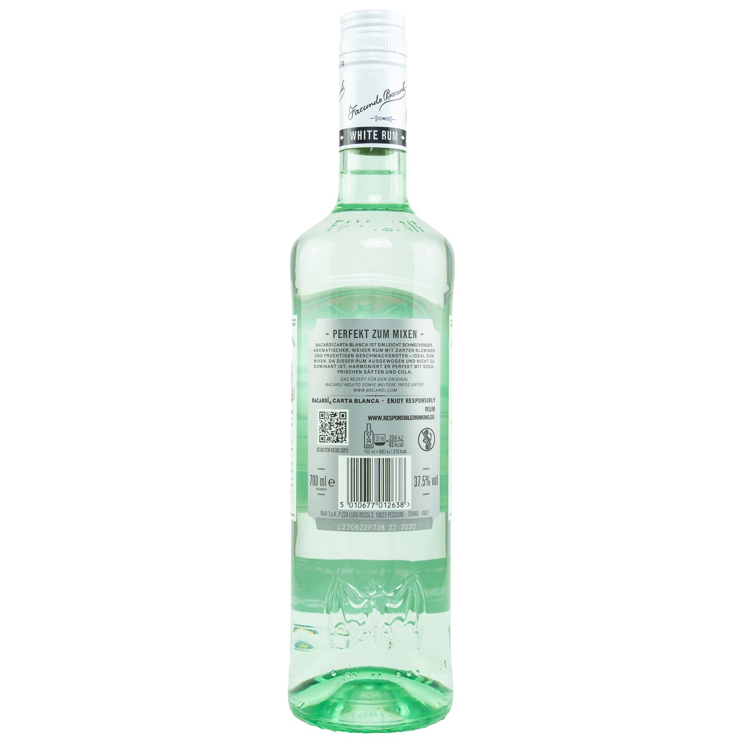 BACARDI - Carta Blanca - 37,5% Vol.