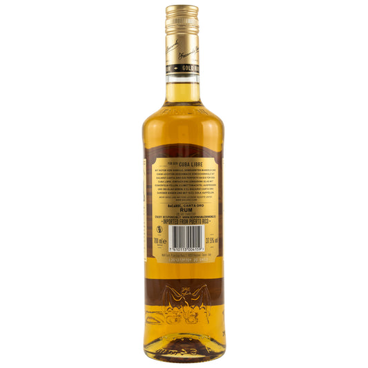 BACARDI - Carta Oro Superior Gold Rum - 37,5% Vol.