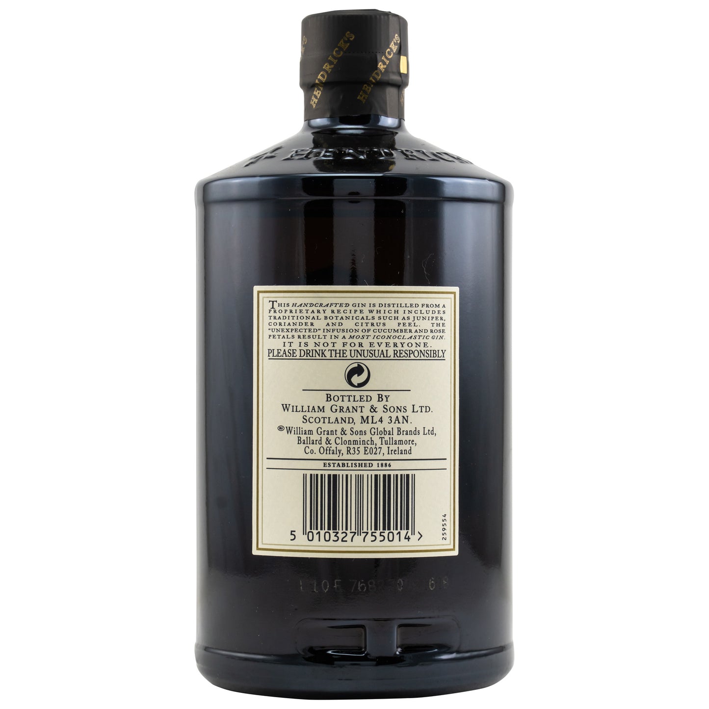 HENDRICK's - Small Batch Gin - 44% Vol.