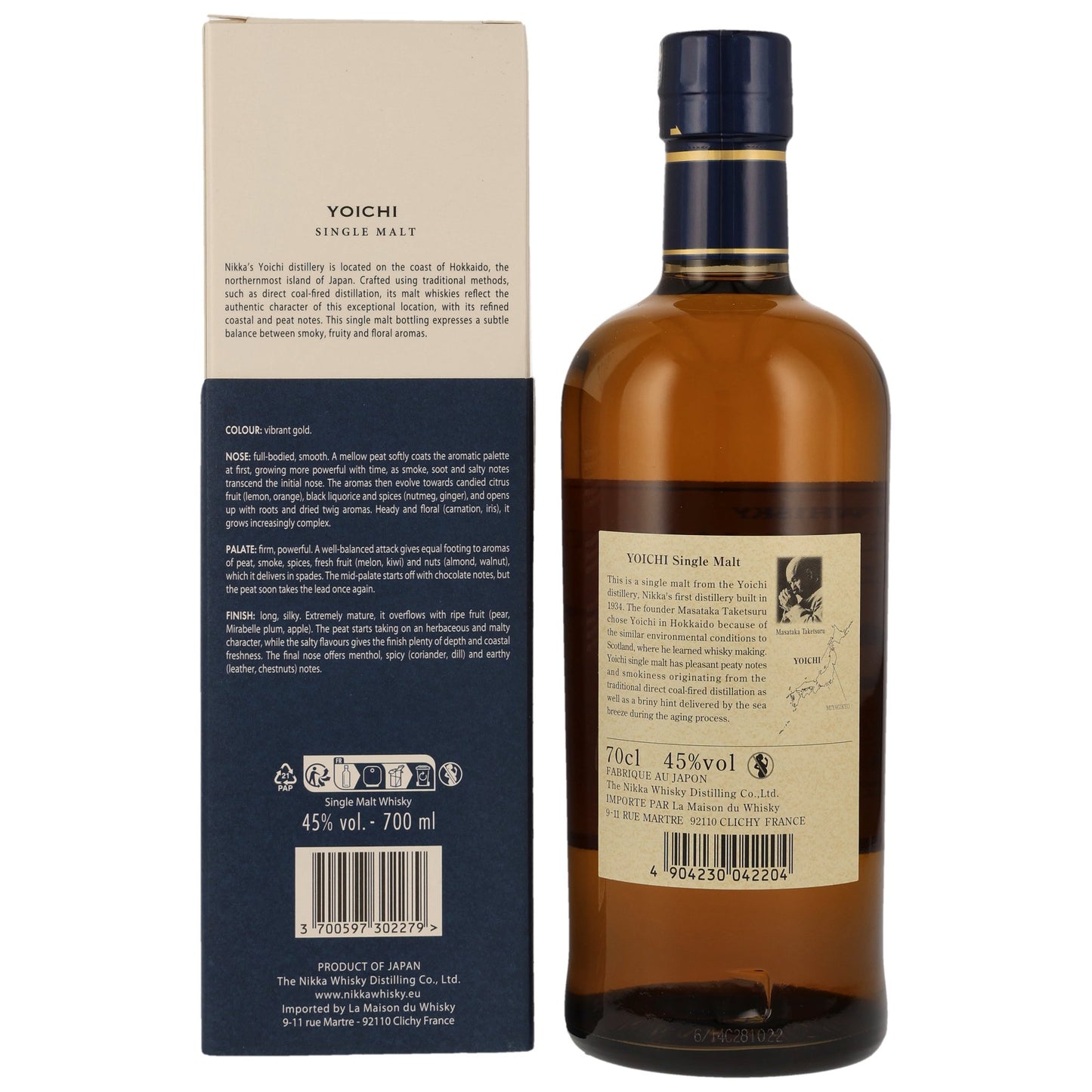 NIKKA - Yoichi Single Malt - 45% Vol.