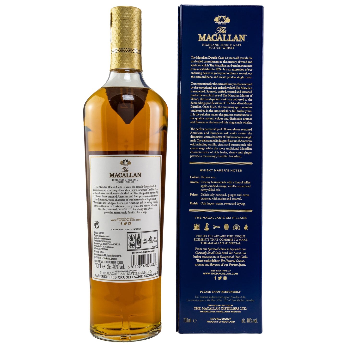 MACALLAN - 12 Jahre Double Cask - 40% vol. - Schwarzbach Spirits