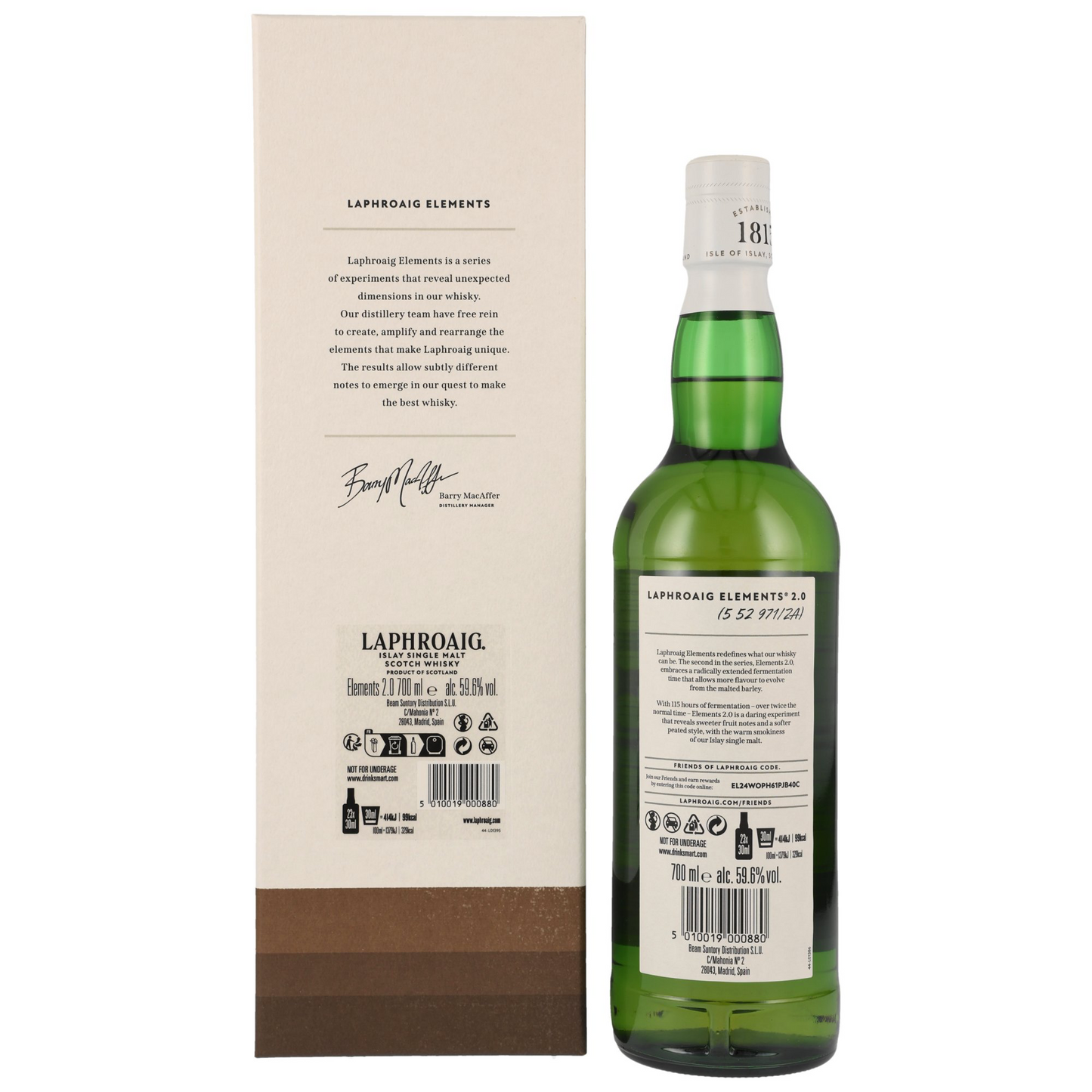 LAPHROAIG - Elements 2.0 - 59,6% Vol.