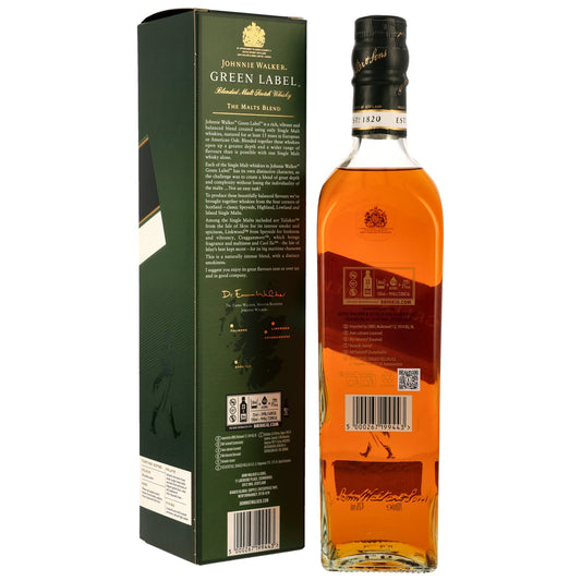 JOHNNIE WALKER - 15 Jahre Green Label - 43% Vol.