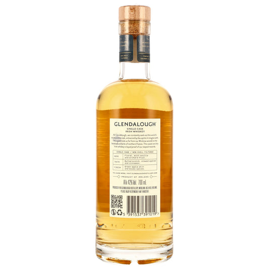 GLENDALOUGH - Single Cask Calvados XO Finish Irish Whiskey - 42% Vol. – 0,7 Liter – Ansicht 2