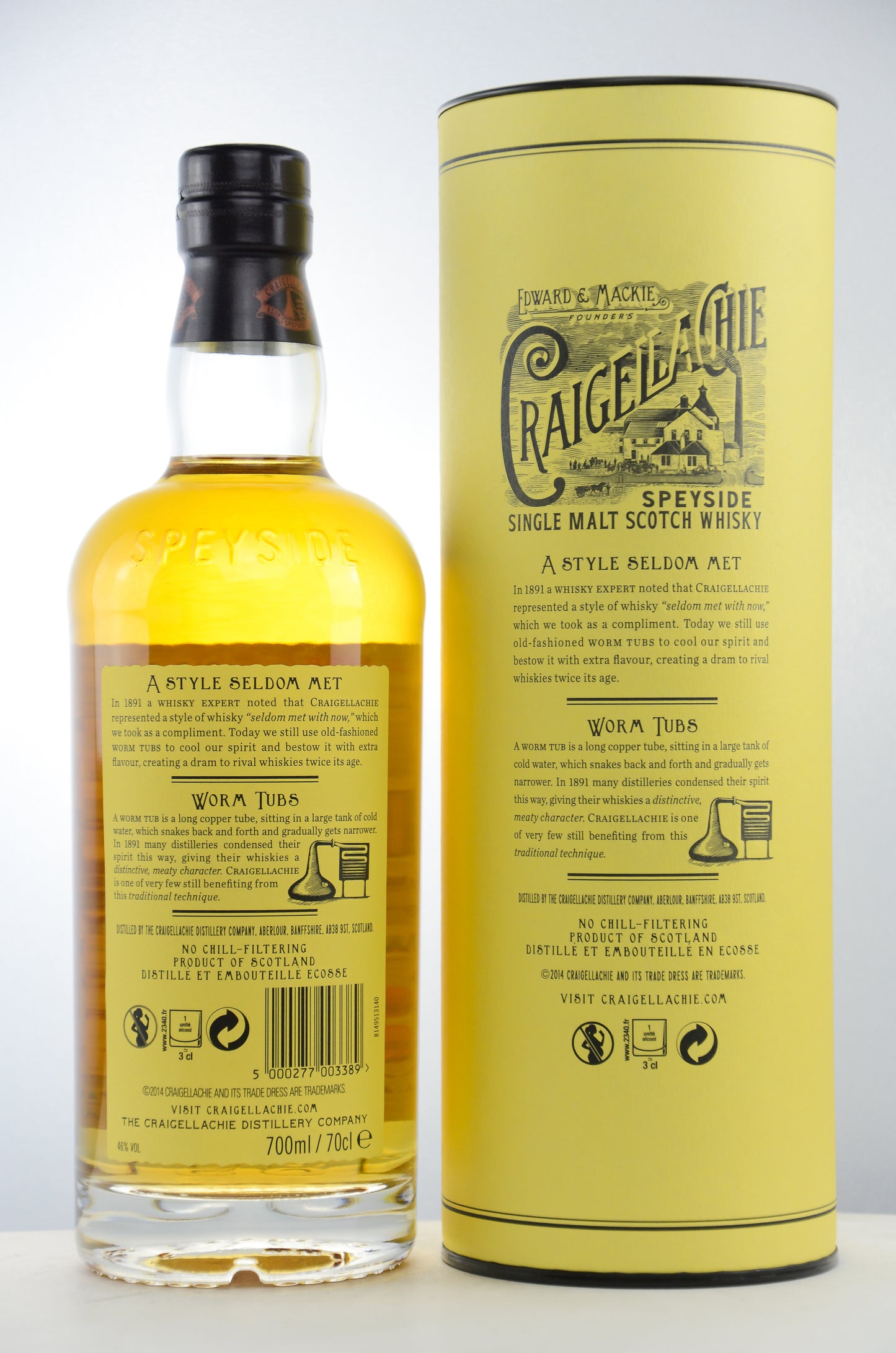 CRAIGELLACHIE - 13 Jahre - 46% Vol.