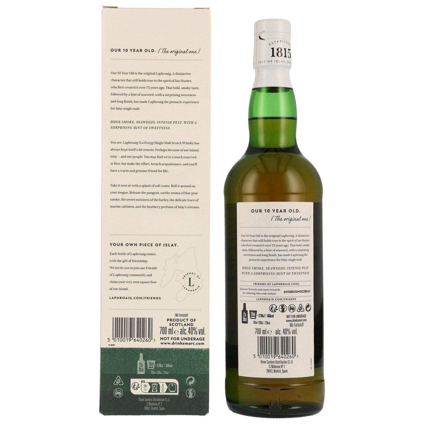 LAPHROAIG - 10 Jahre - 40% vol. - Schwarzbach Spirits