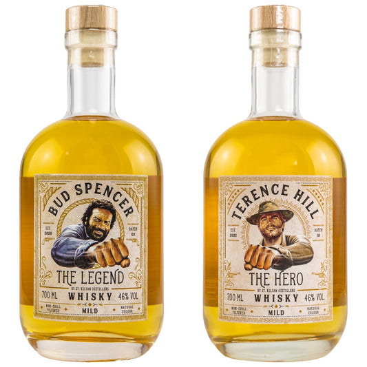 Bud Spencer & Terence Hill Whisky Bundle - 46% Vol.