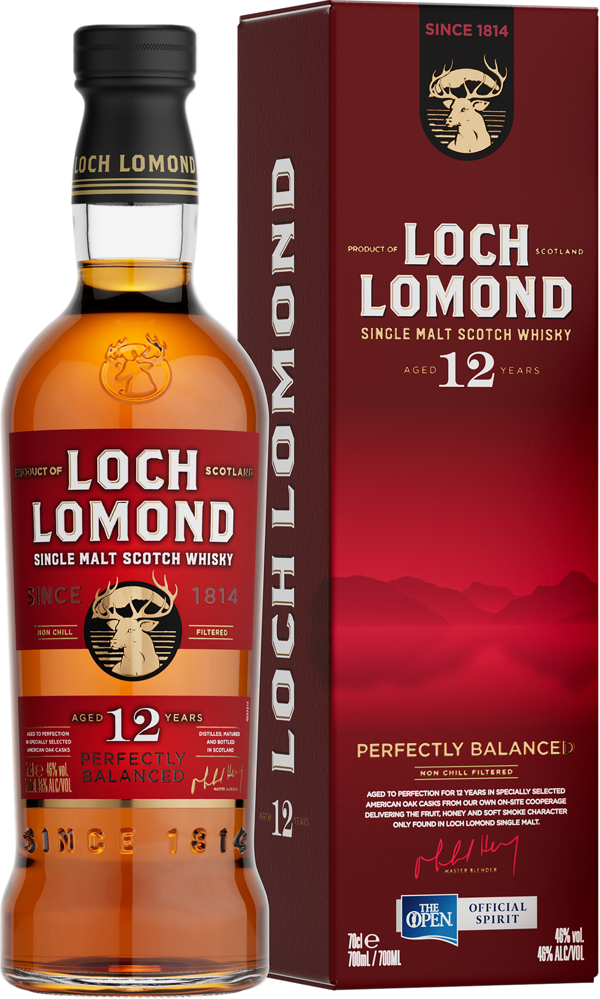 LOCH LOMOND - 12 Jahre Perfectly Balanced - 46% Vol. - Schwarzbach Spirits