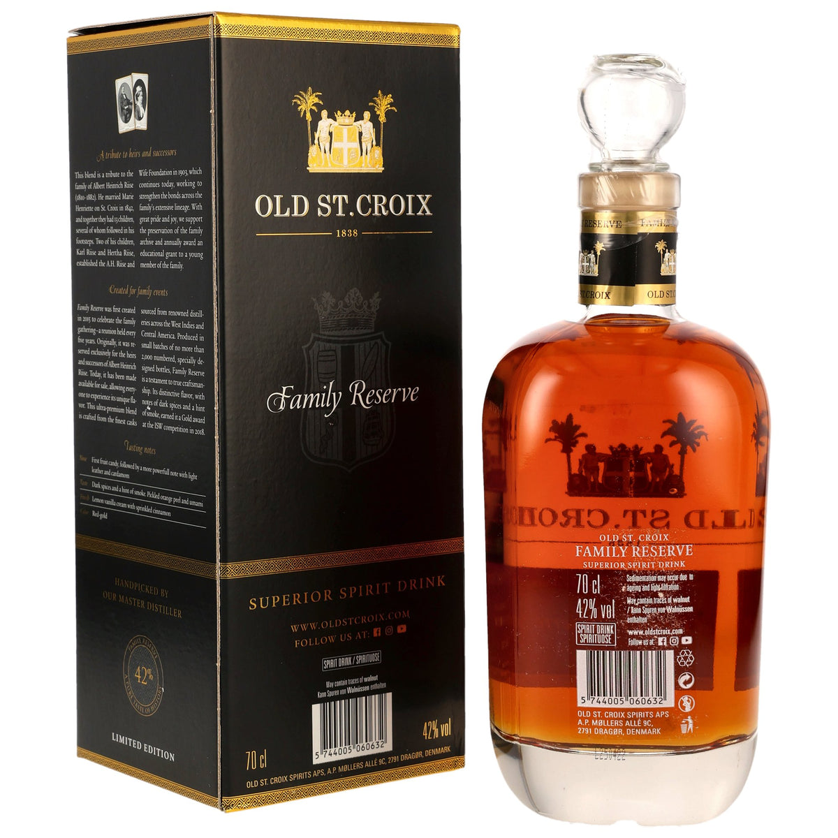 Old St. Croix Family Reserve Limited Edition Rückseite