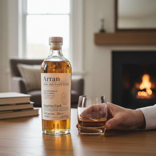 Schwarzbach Spirits Arran Bothy Quarter Cask Single Malt Scotch Whisky, 56.2% Vol., natural colour, non-chill filtered.