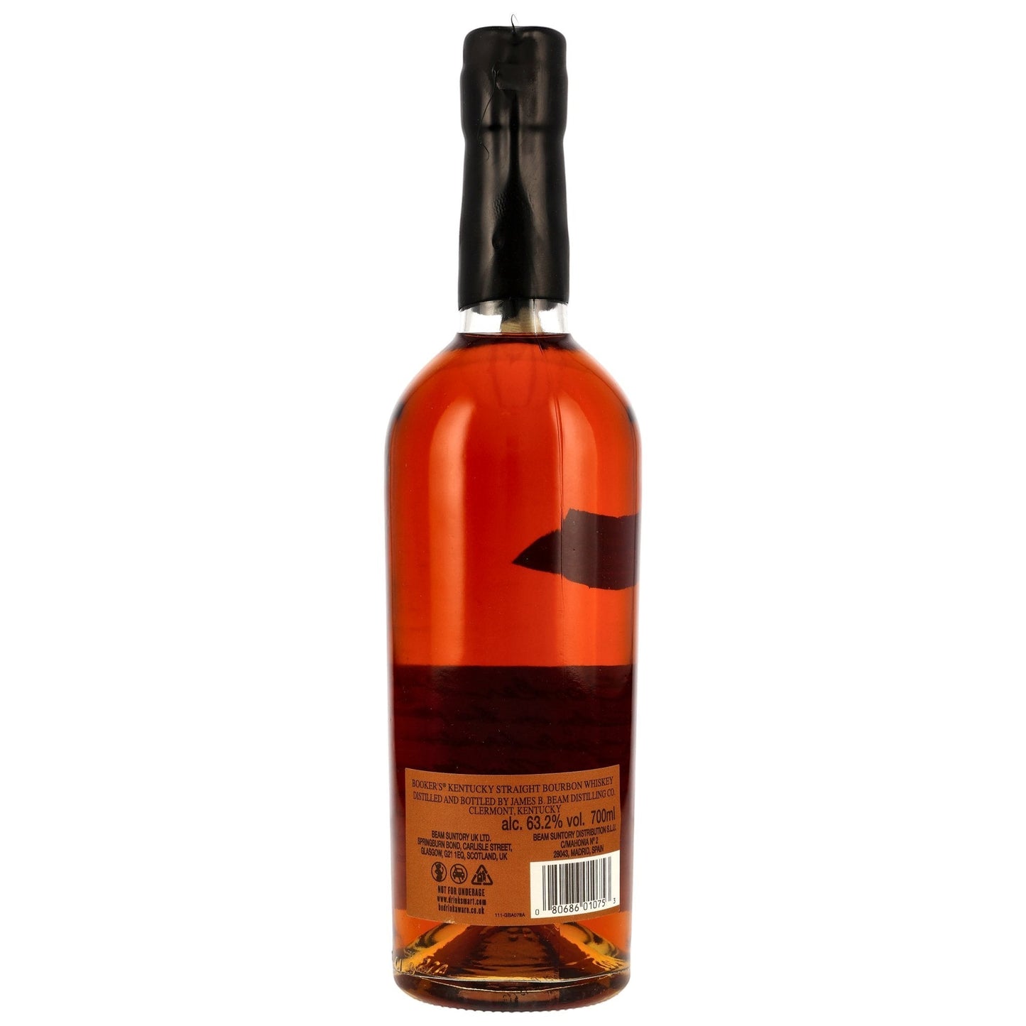 Schwarzbach Spirits Booker's Bourbon 2025-01, 63,2% Vol. Small Batch Kentucky Straight Bourbon Whiskey, 700ml, ungefiltert, ungeschnitten.