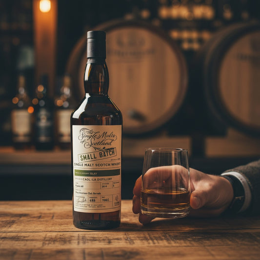 Schwarzbach Spirits: Caol Ila 9 Jahre Islay Single Malt Scotch Whisky in New American Oak Barrels, 48% Vol., 70cl.
