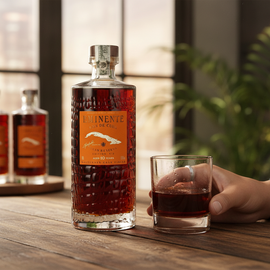 Schwarzbach Spirits Eminente Gran Reserva Edition Nº 2, 10-year-old Cuban rum with Sauternes cask finish, 43.2% Vol.